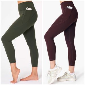 Set of two (2) Sweaty Betty Power Workout Leggings 7/8 Size S